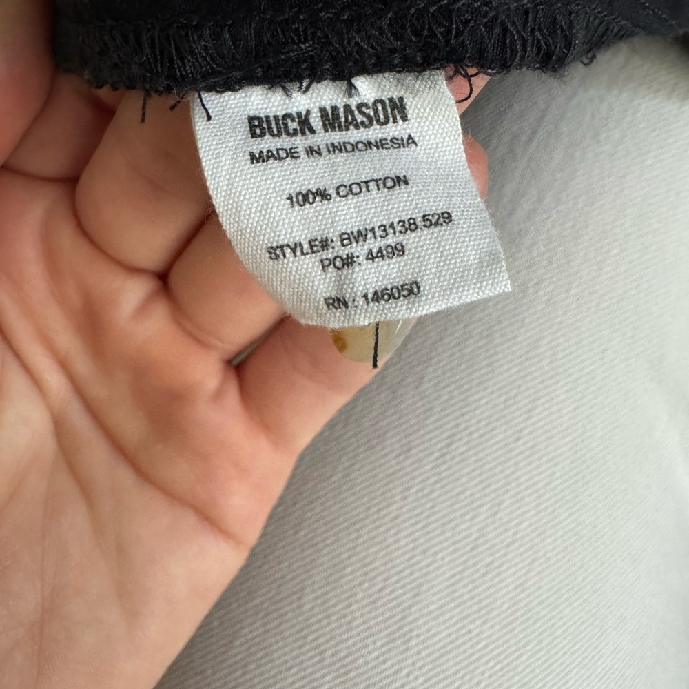 Buck Mason Tan Cotton Catalina Popover - Picture 5 of 5